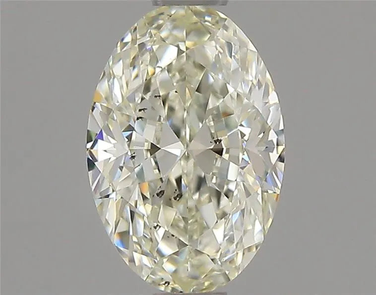 0.91ct Oval Natural Diamond (Colour L, Clarity SI2, GIA Certified)