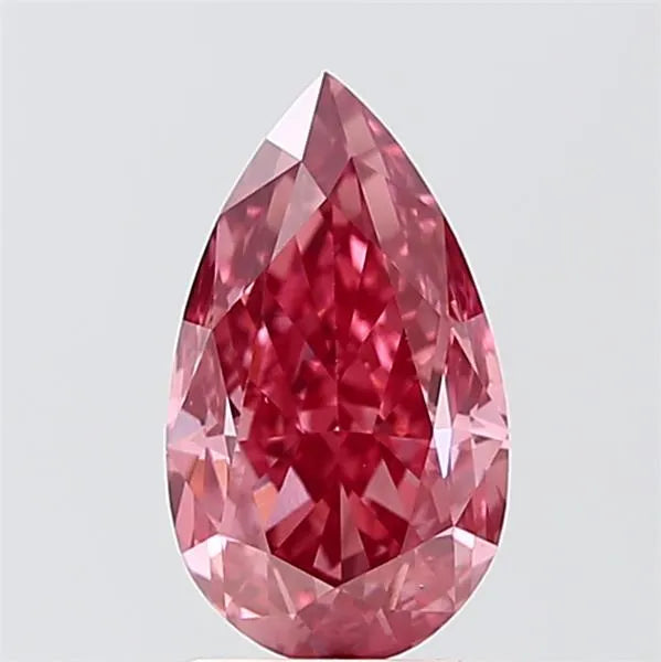 1.77ct Pear Lab Grown Diamond (Colour Fancy Vivid Pink, Clarity VS1, IGI Certified)