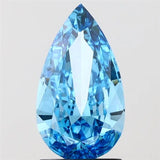 1.11ct Pear Lab Grown Diamond (Colour Fancy Vivid Blue, Clarity VVS2, IGI Certified)