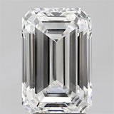 3.00ct Emerald Lab Grown Diamond (Colour E, Clarity VVS2, IGI Certified)