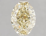 1.58ct Oval Lab Grown Diamond (Colour Fancy Gray Yellow, Clarity VVS2, Cut GD, IGI Certified)