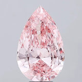 7.00ct Pear Lab Grown Diamond (Colour Fancy Vivid Pink, Clarity VS1, IGI Certified)
