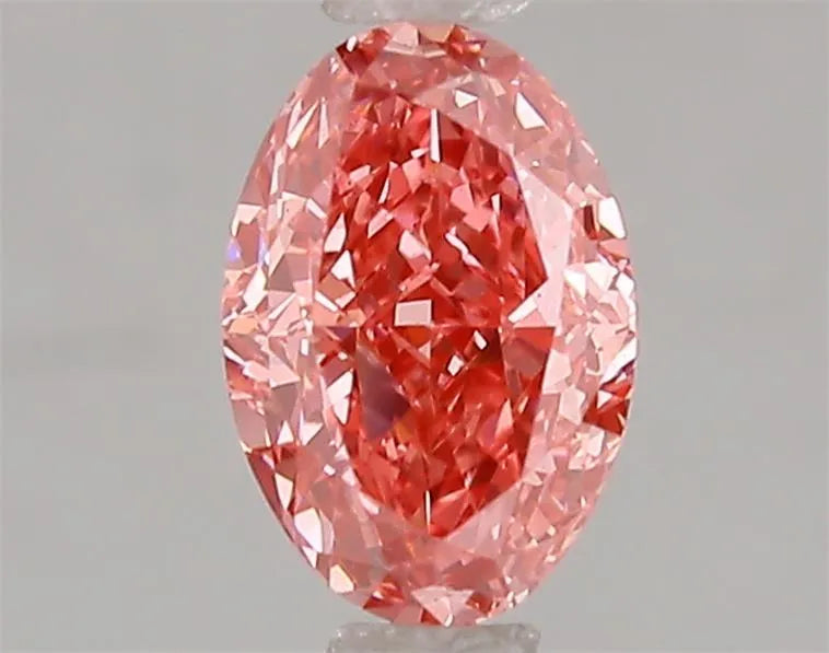 1.01ct Oval Lab Grown Diamond (Colour Fancy Vivid Pink, Clarity VS2, IGI Certified)