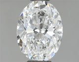 0.70ct Oval Lab Grown Diamond (Colour D, Clarity VVS2, IGI Certified)