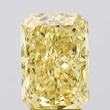 3.39ct Radiant Lab Grown Diamond (Colour Fancy Vivid Yellow, Clarity VS1, IGI Certified)