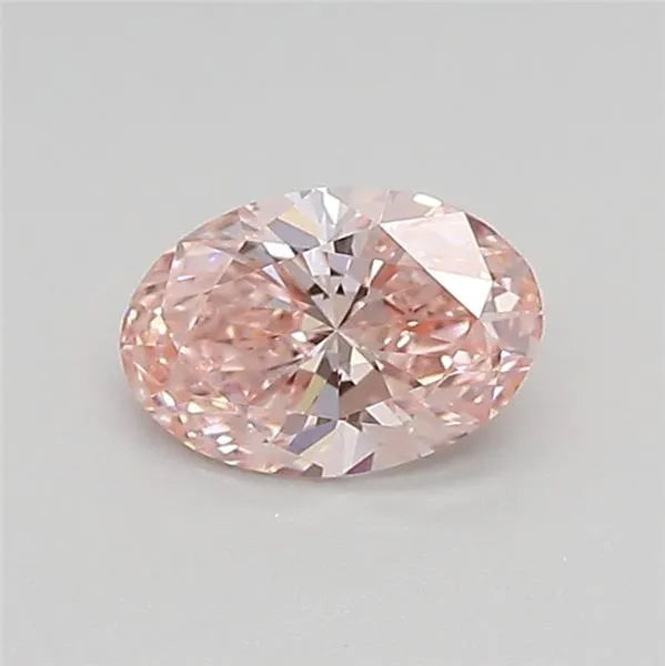 0.50ct Oval Lab Grown Diamond (Colour Fancy Intense Pink, Clarity VS1, IGI Certified)