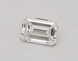 0.42ct Emerald Lab Grown Diamond (Colour D, Clarity VVS2, IGI Certified)