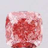 2.58ct Cushion modified Lab Grown Diamond (Colour Fancy Vivid Pink, Clarity VS1, IGI Certified)