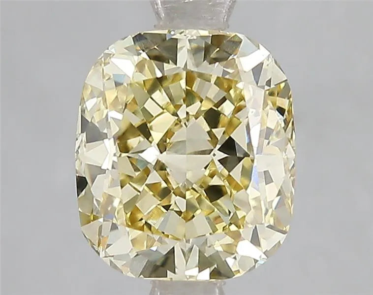 3.02ct Cushion modified Lab Grown Diamond (Colour Fancy Intense Yellow, Clarity VS2, IGI Certified)
