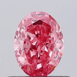 0.53ct Oval Lab Grown Diamond (Colour Fancy Vivid Pink, Clarity VS2, IGI Certified)