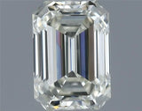 0.44ct Emerald Natural Diamond (Colour J, Clarity VVS1, GIA Certified)