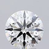 2.61ct Round Lab Grown Diamond (Colour E, Clarity VVS1, Cut ID, IGI Certified)