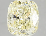 3.01ct Cushion modified Lab Grown Diamond (Colour Fancy Yellow, Clarity VS2, IGI Certified)