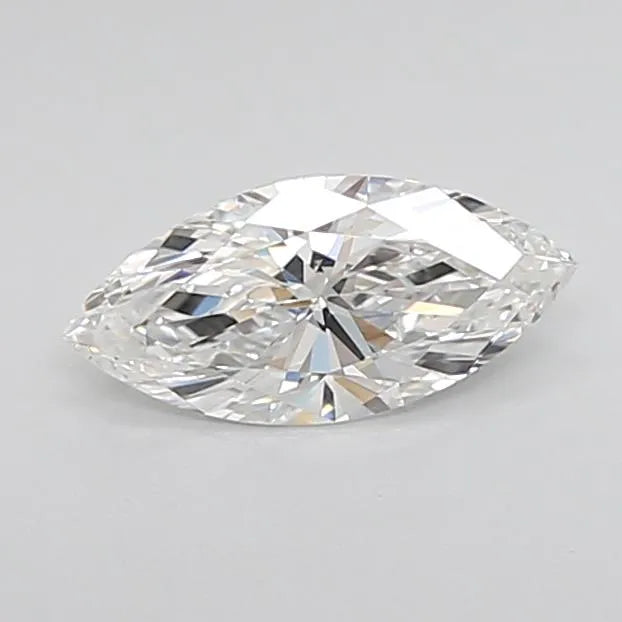 0.51ct Marquise Lab Grown Diamond (Colour E, Clarity IF, Cut EX, IGI Certified)