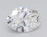 1.51ct Oval Lab Grown Diamond (Colour D, Clarity SI1, IGI Certified)