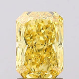 1.57ct Radiant Lab Grown Diamond (Colour Fancy Vivid Yellow, Clarity VS1, IGI Certified)