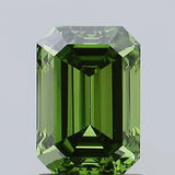 1.29ct Emerald Lab Grown Diamond (Colour Fancy Vivid Green, Clarity VS2, IGI Certified)