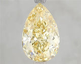 3.00ct Pear Lab Grown Diamond (Colour Fancy Intense Yellow, Clarity VS2, IGI Certified)