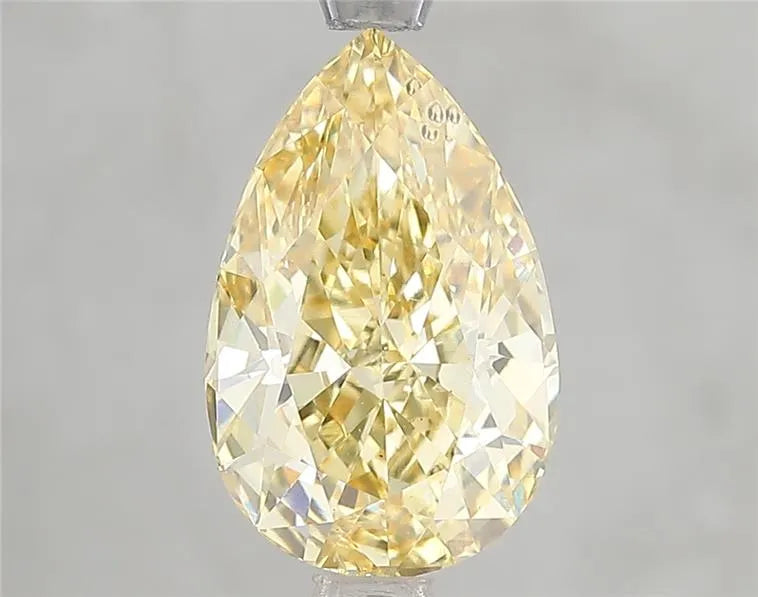 3.00ct Pear Lab Grown Diamond (Colour Fancy Intense Yellow, Clarity VS2, IGI Certified)