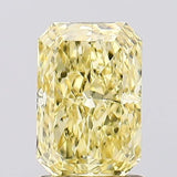 1.52ct Radiant Lab Grown Diamond (Colour Fancy Intense Yellow, Clarity VS1, IGI Certified)