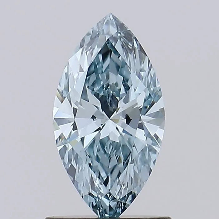 0.85ct Marquise Lab Grown Diamond (Colour Fancy Intense Greenish Blue, Clarity VS1, IGI Certified)
