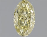 0.81ct Oval Natural Diamond (Colour Fancy Light Yellow, Clarity VVS2, Cut VG, GIA Certified)