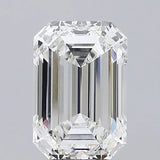 6.55ct Emerald Lab Grown Diamond (Colour F, Clarity VVS2, IGI Certified)