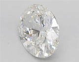 3.02ct Oval Lab Grown Diamond (Colour G, Clarity SI1, IGI Certified)