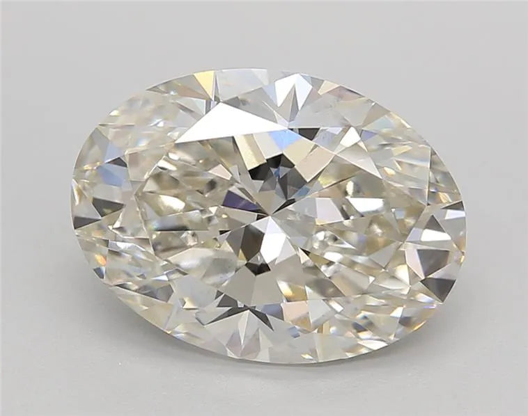 4.06ct Oval Lab Grown Diamond (Colour H, Clarity VS2, IGI Certified)