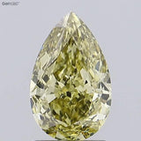 1.73ct Pear Lab Grown Diamond (Colour Fancy Gray Yellow, Clarity VS1, IGI Certified)