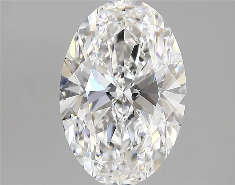 3.00ct Oval Lab Grown Diamond (Colour D, Clarity VVS2, IGI Certified)