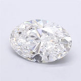 3.00ct Oval Lab Grown Diamond (Colour F, Clarity VS2, IGI Certified)
