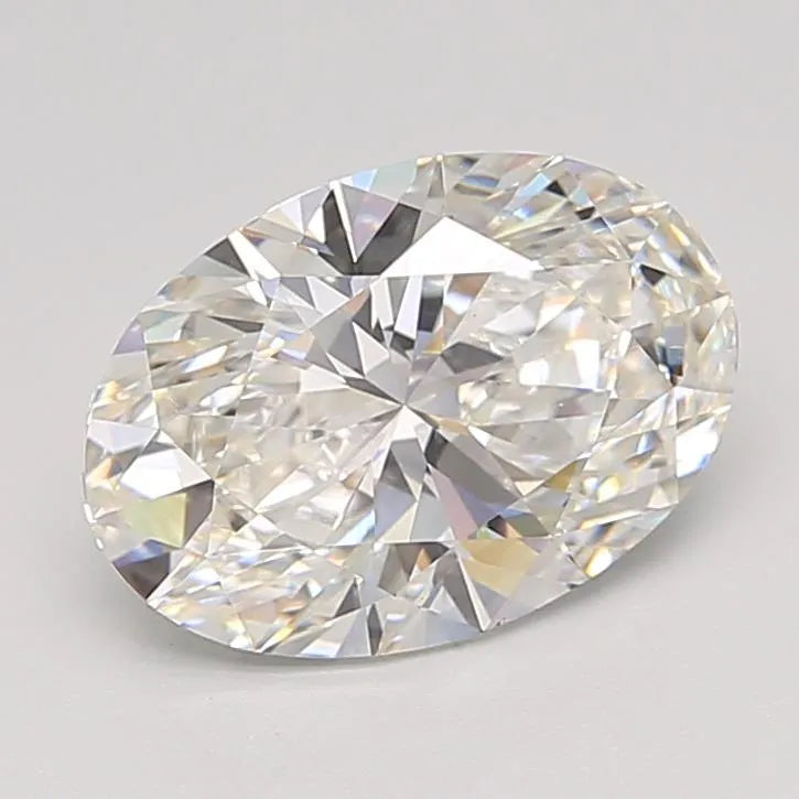 3.00ct Oval Lab Grown Diamond (Colour F, Clarity VVS2, IGI Certified)