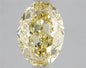 3.00ct Oval Lab Grown Diamond (Colour Fancy Vivid Yellow, Clarity VS1, IGI Certified)