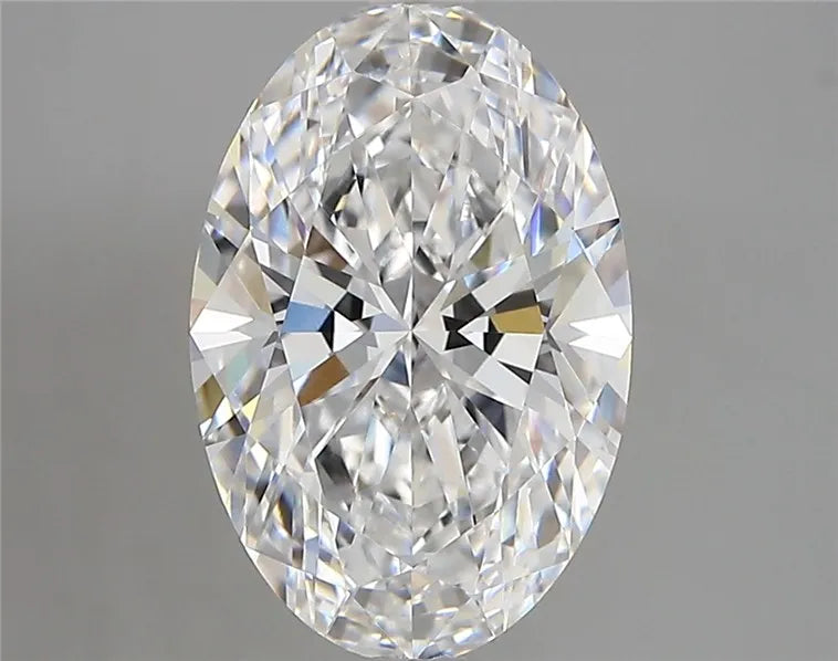 3.01ct Oval Lab Grown Diamond (Colour D, Clarity VVS2, IGI Certified)