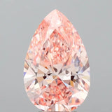 3.01ct Pear Lab Grown Diamond (Colour Fancy Vivid Pink, Clarity VVS2, IGI Certified)