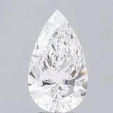 3.03ct Pear Lab Grown Diamond (Colour E, Clarity VVS2, IGI Certified)