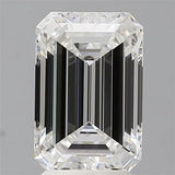 3.04ct Emerald Lab Grown Diamond (Colour E, Clarity VVS2, IGI Certified)