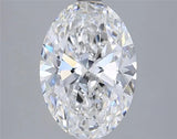3.06ct Oval Lab Grown Diamond (Colour E, Clarity VS1, IGI Certified)