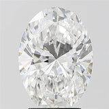 3.08ct Oval Lab Grown Diamond (Colour D, Clarity VS2, IGI Certified)
