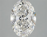 3.42ct Oval Lab Grown Diamond (Colour G, Clarity VS2, IGI Certified)