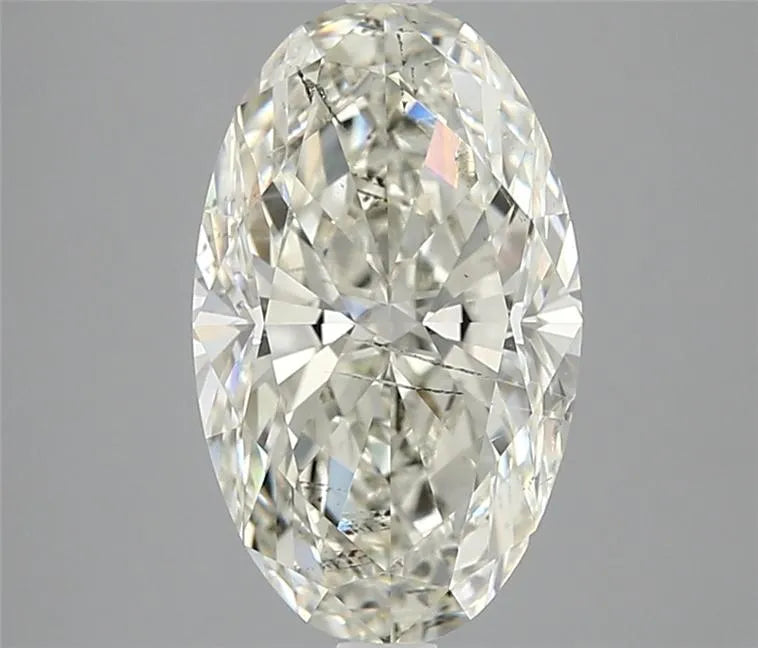 3.51ct Oval Natural Diamond (Colour J, Clarity SI2, Cut VG, IGI Certified)