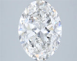 3.52ct Oval Lab Grown Diamond (Colour G, Clarity VS2, IGI Certified)