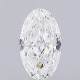3.57ct Oval Lab Grown Diamond (Colour E, Clarity VVS2, IGI Certified)
