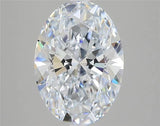 3.58ct Oval Lab Grown Diamond (Colour H, Clarity VS2, IGI Certified)