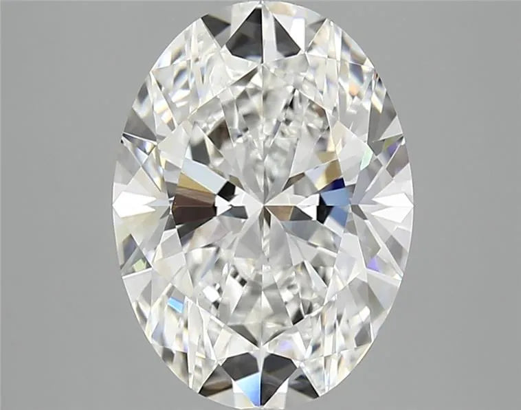 3.89ct Oval Lab Grown Diamond (Colour F, Clarity VVS2, IGI Certified)