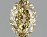 1.07ct Oval Lab Grown Diamond (Colour Fancy Yellow, Clarity VS1, IGI Certified)