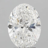 3.51ct Oval Lab Grown Diamond (Colour E, Clarity VVS2, IGI Certified)