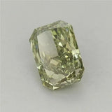 0.55ct Radiant Lab Grown Diamond (Colour Fancy Vivid Green, Clarity VVS2, IGI Certified)