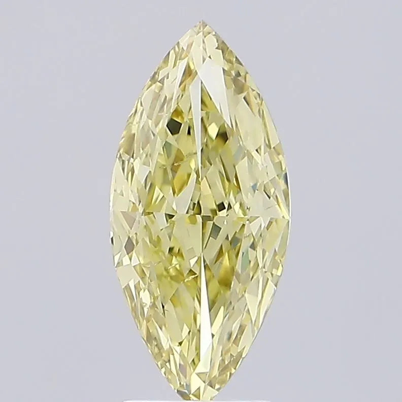 3.20ct Marquise Lab Grown Diamond (Colour Fancy Intense Yellow, Clarity VS2, IGI Certified)
